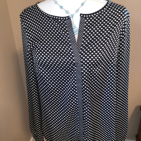 Ann Taylor Tops - Ann Taylor Polka Dot Blouse